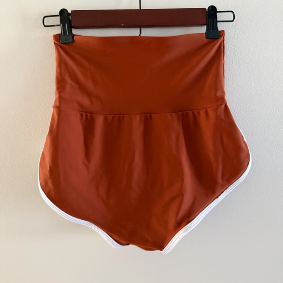 Salt Gypsy Terracotta/Brown XS Swim Bottoms - Picture 2 of 6